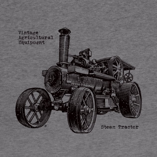 Grunge steam tractor by StefanAlfonso